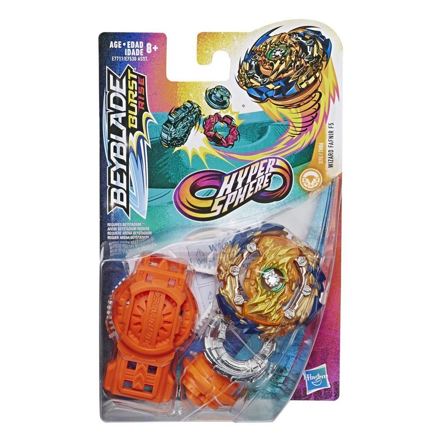 Buy Beyblade Burst Rise Hypersphere Starter Pack Wizard Fafnir F5 ...