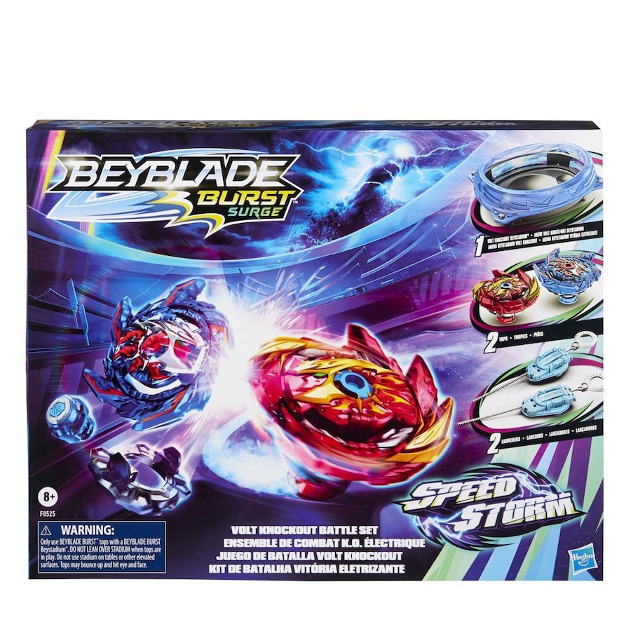 Beyblade Burst Surge Speed Storm Volt Knockout Battle Set