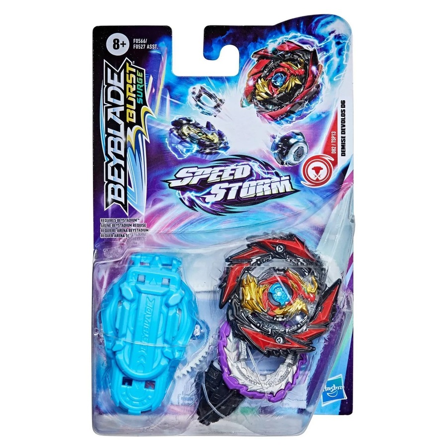Beyblade Burst Surge Speedstorm Starter Pack Demise Devolos D6