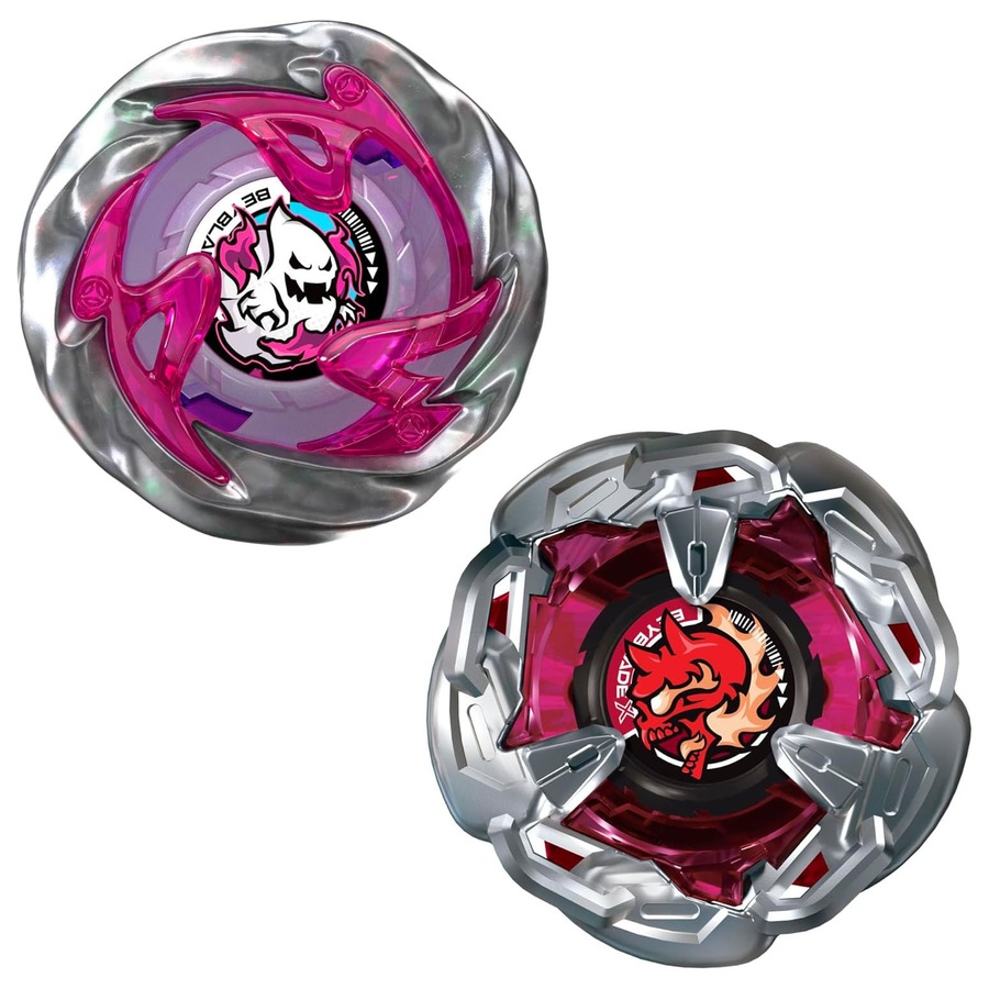 Beyblade X Chain Incendio 5-60HT and Circle Ghost 0-80GB Dual Pack Set