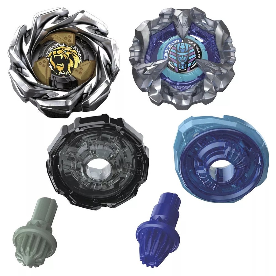 Beyblade X Cowl Sphinx 1-80GF and Crest Leon 7-60GN Dual Pack