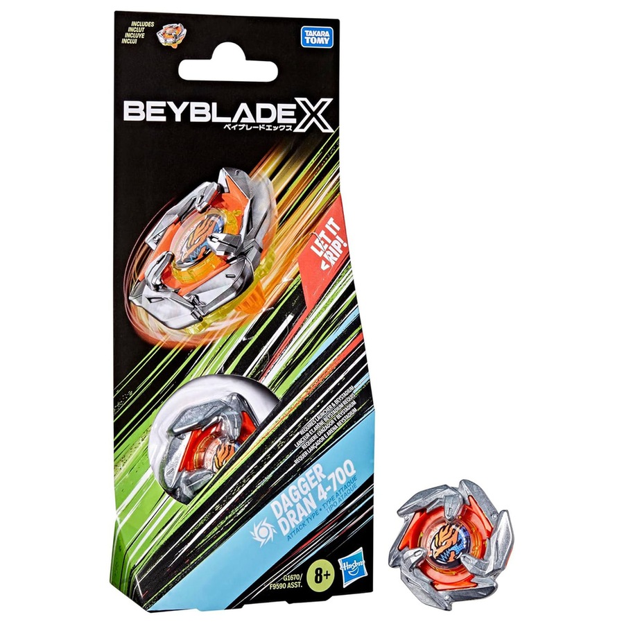 Buy Beyblade X Dagger Dran 4-70Q Booster Pack - Everyday Rewards Shop