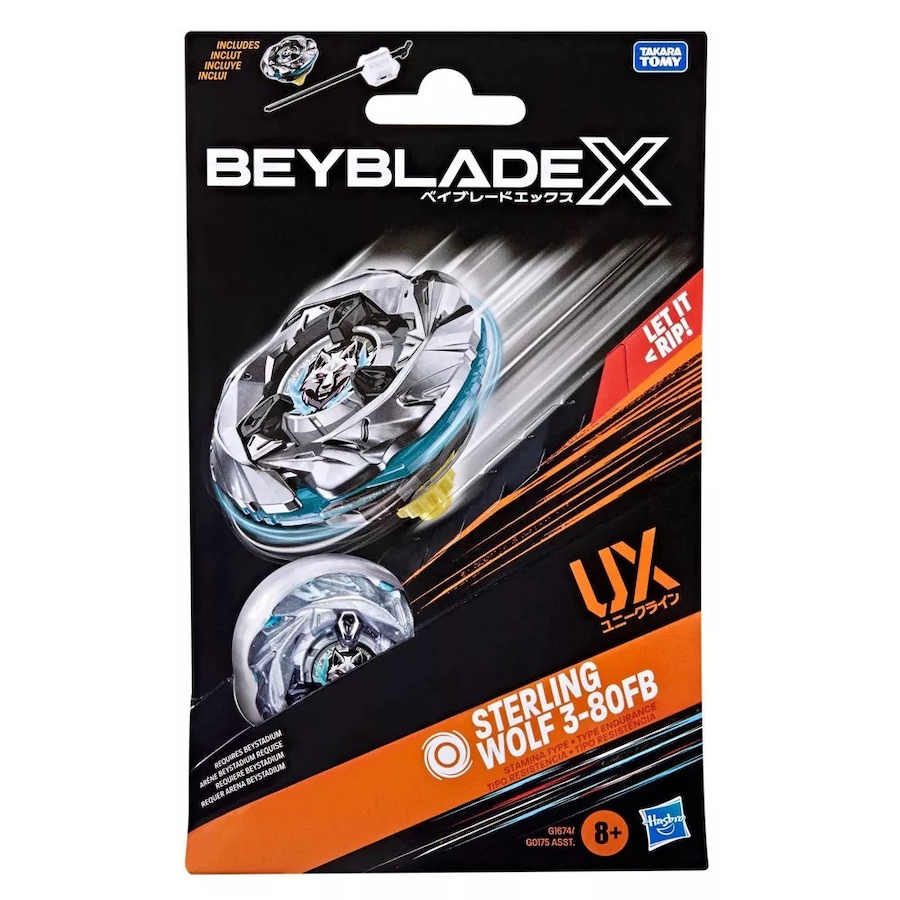 Beyblade X Sterling Wolf 3-80FB UX Starter Pack