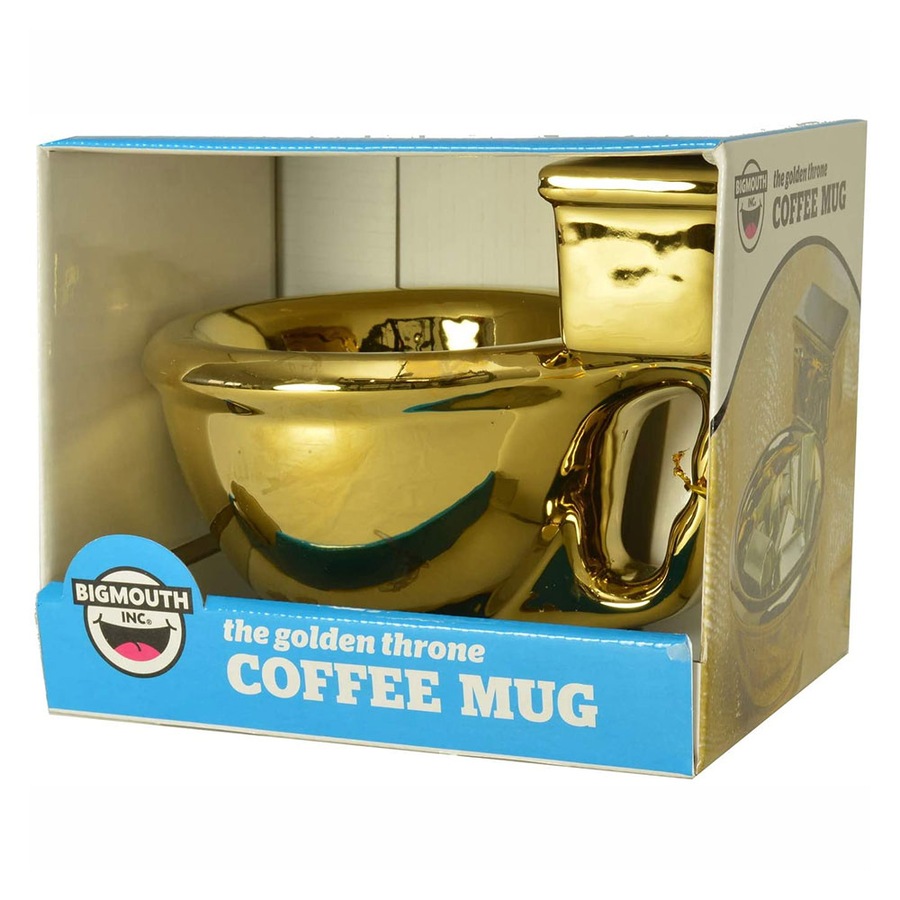 Bigmouth Inc Golden Toilet Mug
