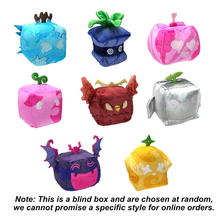 Blox Fruits 4 inch Collectible Plush Blind Box With DLC Code
