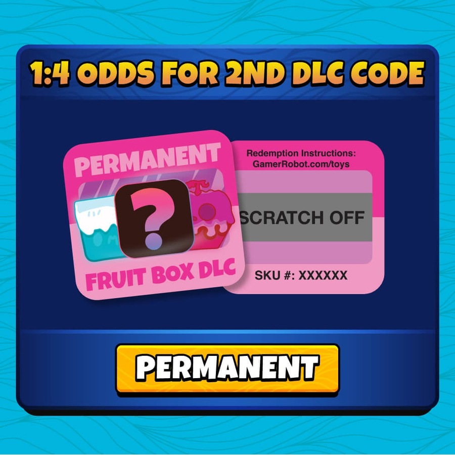 Blox Fruits 4 inch Collectible Plush Blind Box With DLC Code