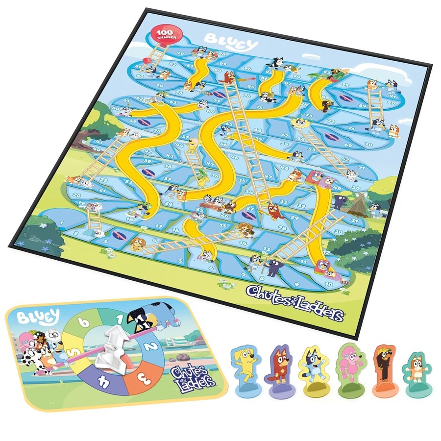Bluey Chutes and Ladders Board Game