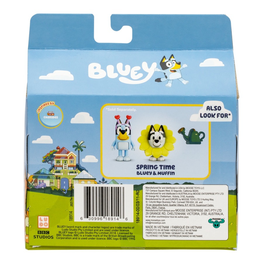 Bluey Figure 2 Pack Series 13 Ice Blocks Bingo and Socks