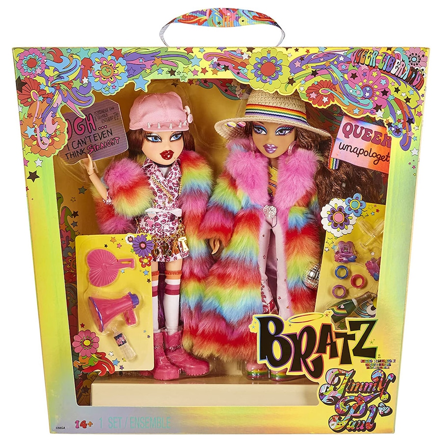 Bratz x JimmyPaul Designer Pride Roxxi and Nevra 2 Pack 10 inch Doll