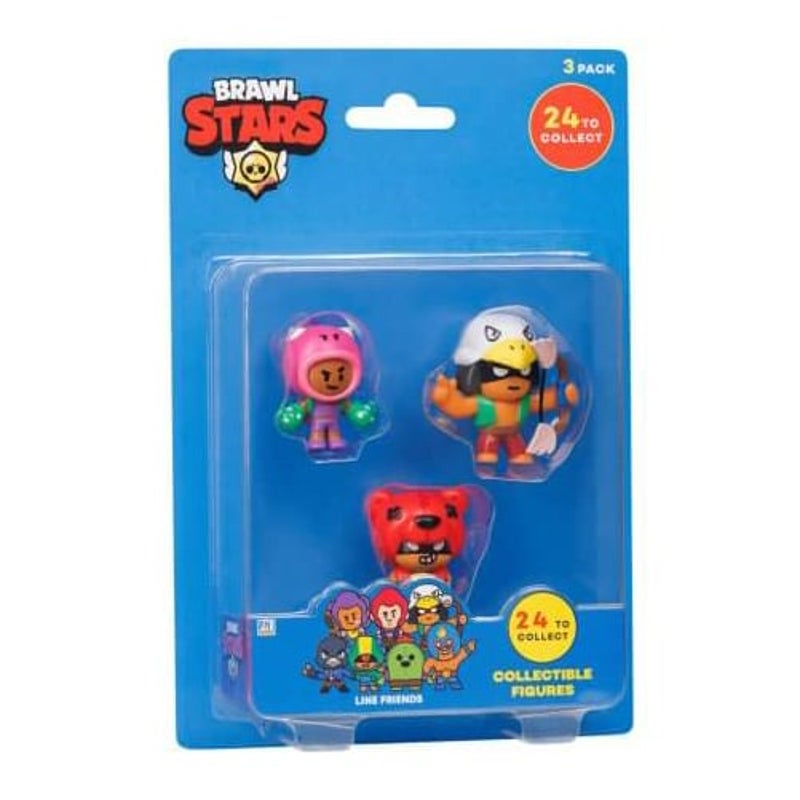 Buy Brawl Stars 3 Pack Figure Assortment - MyDeal