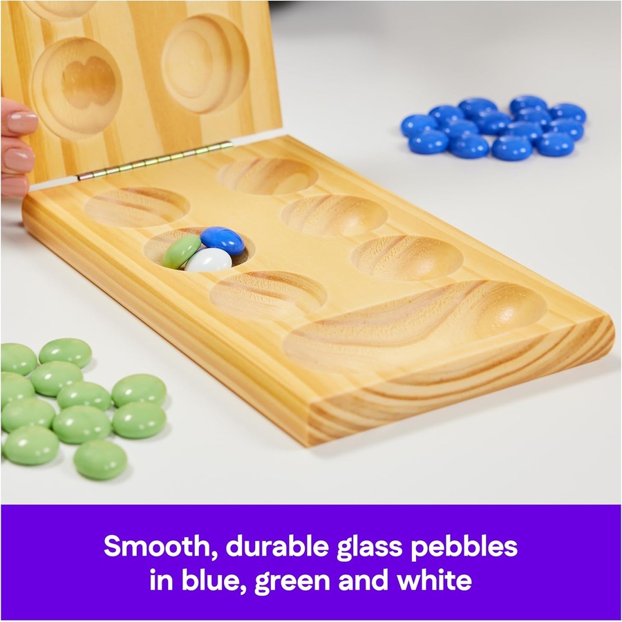 Cardinal Classics Wooden Folding Mancala Board Game