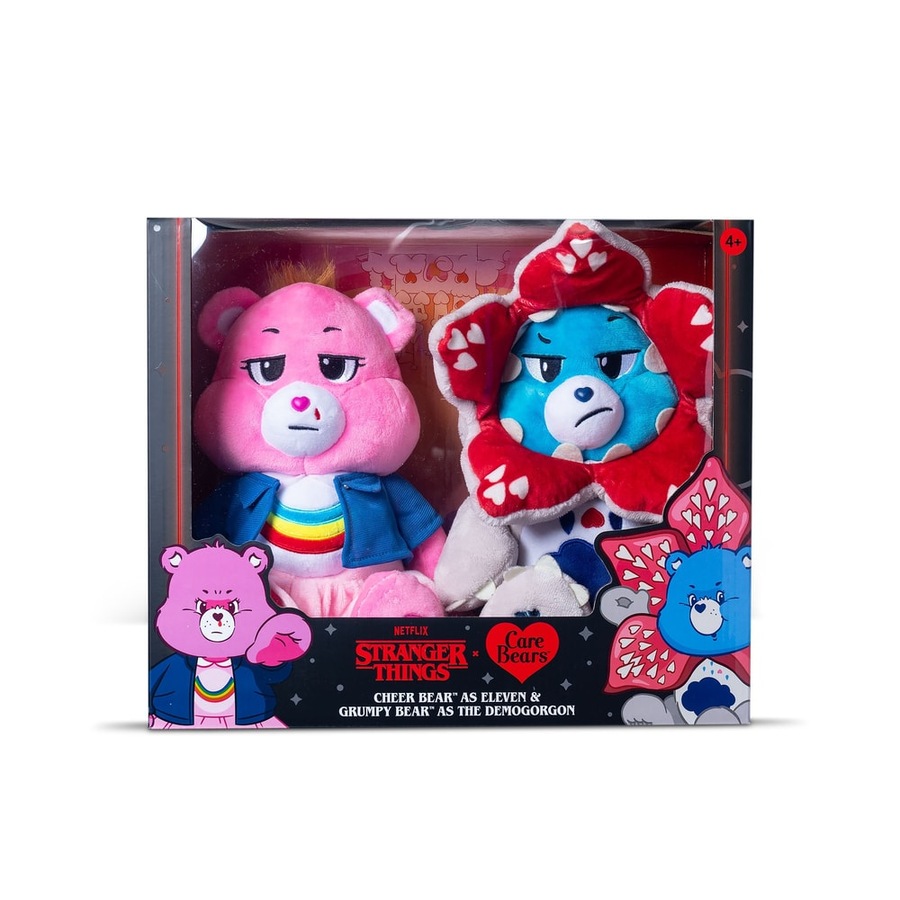 Buy Care Bears x Stranger Things Cheer Bear as Eleven and Grumpy Bear ...