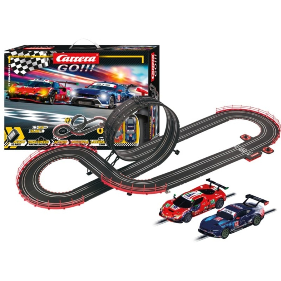 Carrera GO!!! Slot Car Set GT Powerplay GT3 Series 4.9m Track
