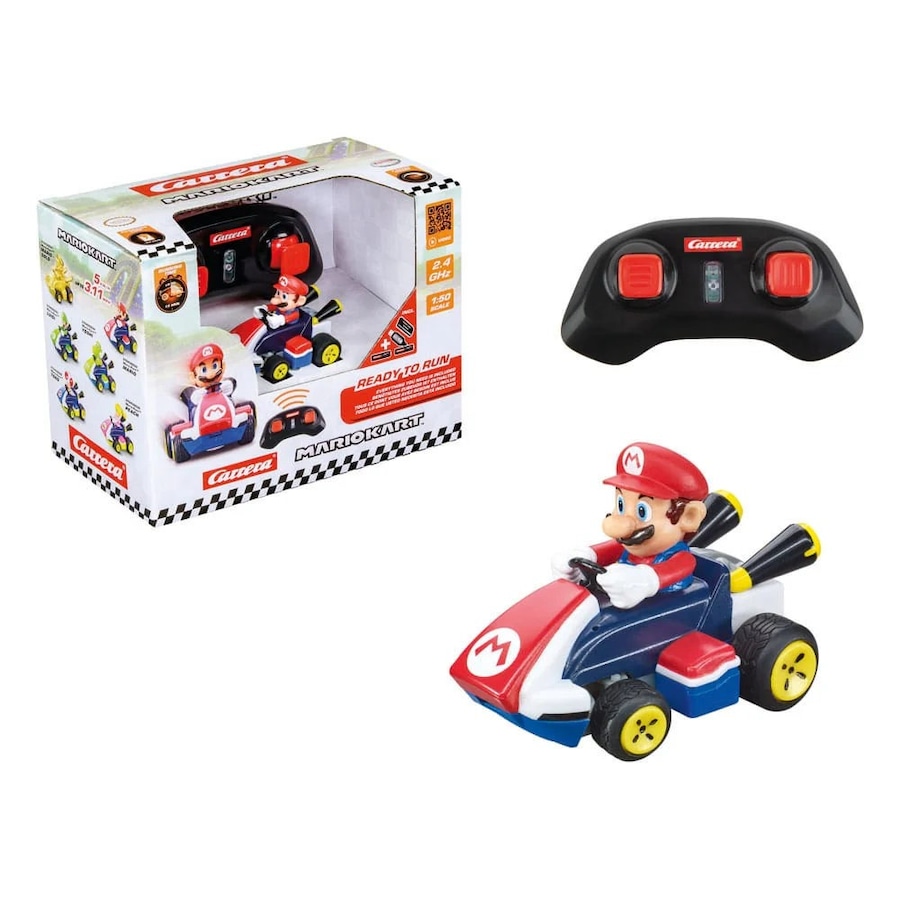 Carrera RC Mario Kart Mini RC Mario 1:50 Scale 2.4GHz Car