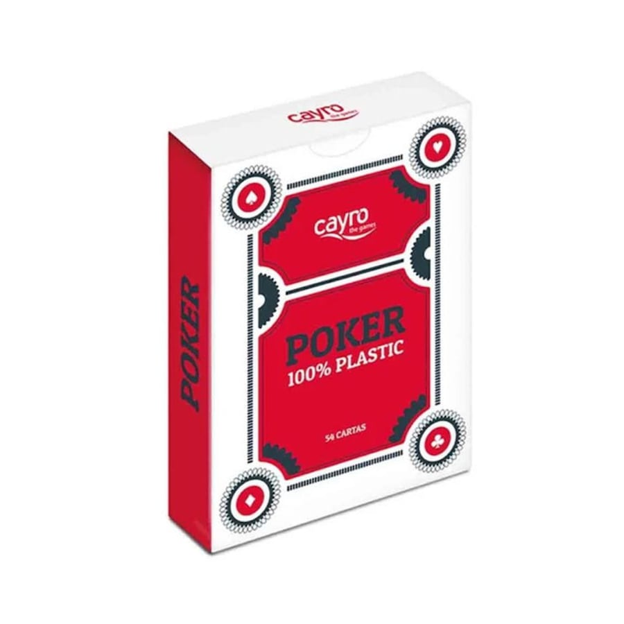 Cayro Poker Size Plastic Playing Cards