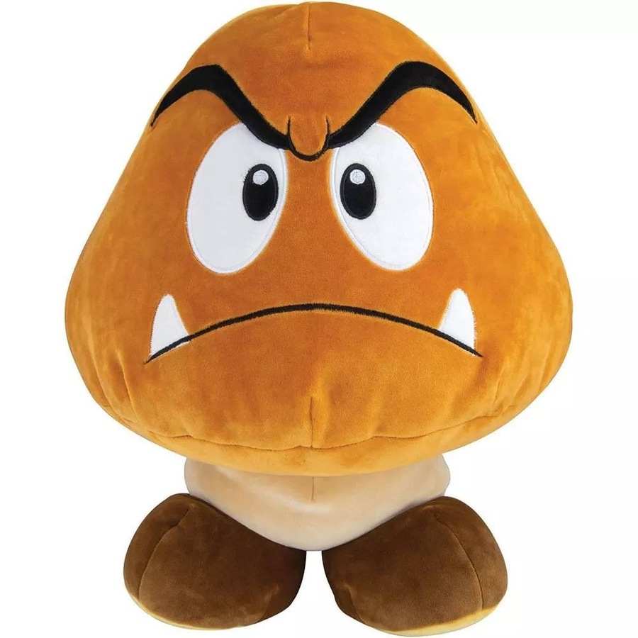 Club Mocchi Mocchi Super Mario Goomba Mega 15 inch Plush
