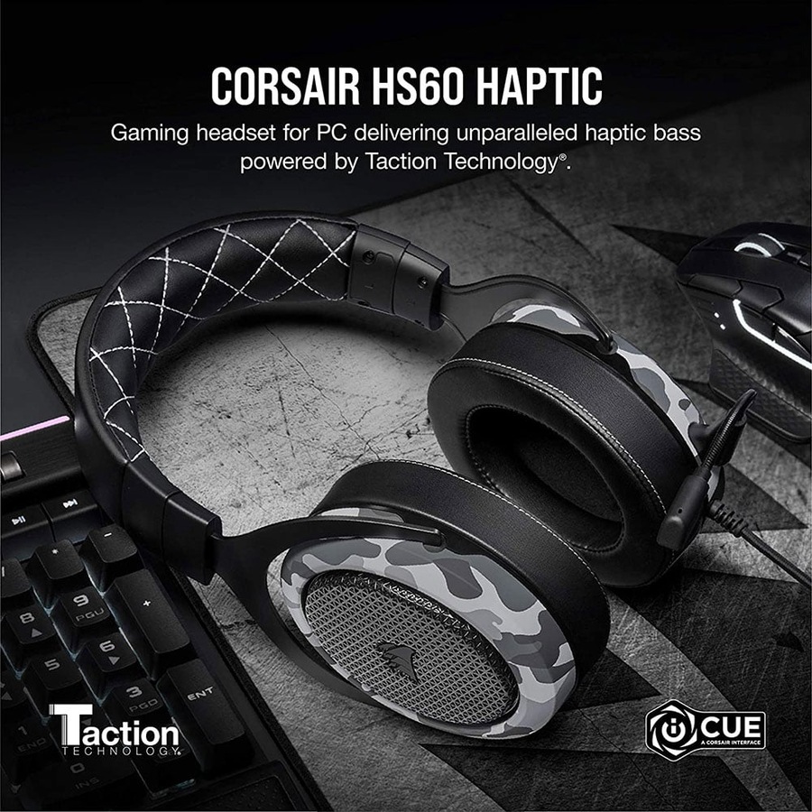 Corsair HS60 HAPTIC Stereo Gaming Headset with Haptic Bass