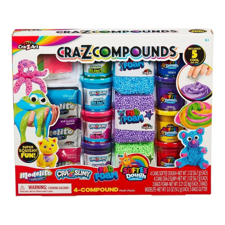 Buy Cra-Z-Art Cra-Z-Compounds 4-Compound Multi Pack - Everyday Rewards Shop
