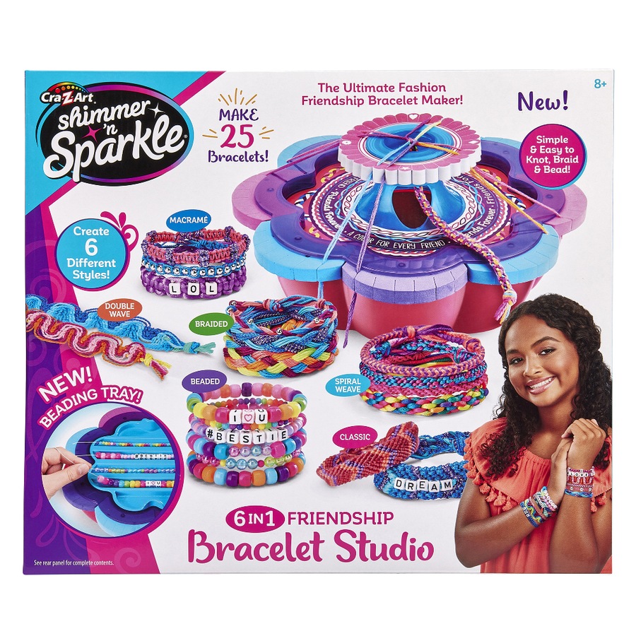 Cra-Z-Art Shimmer N Sparkle 6 In 1 Make Your Own Ultimate Friendship Bracelet
