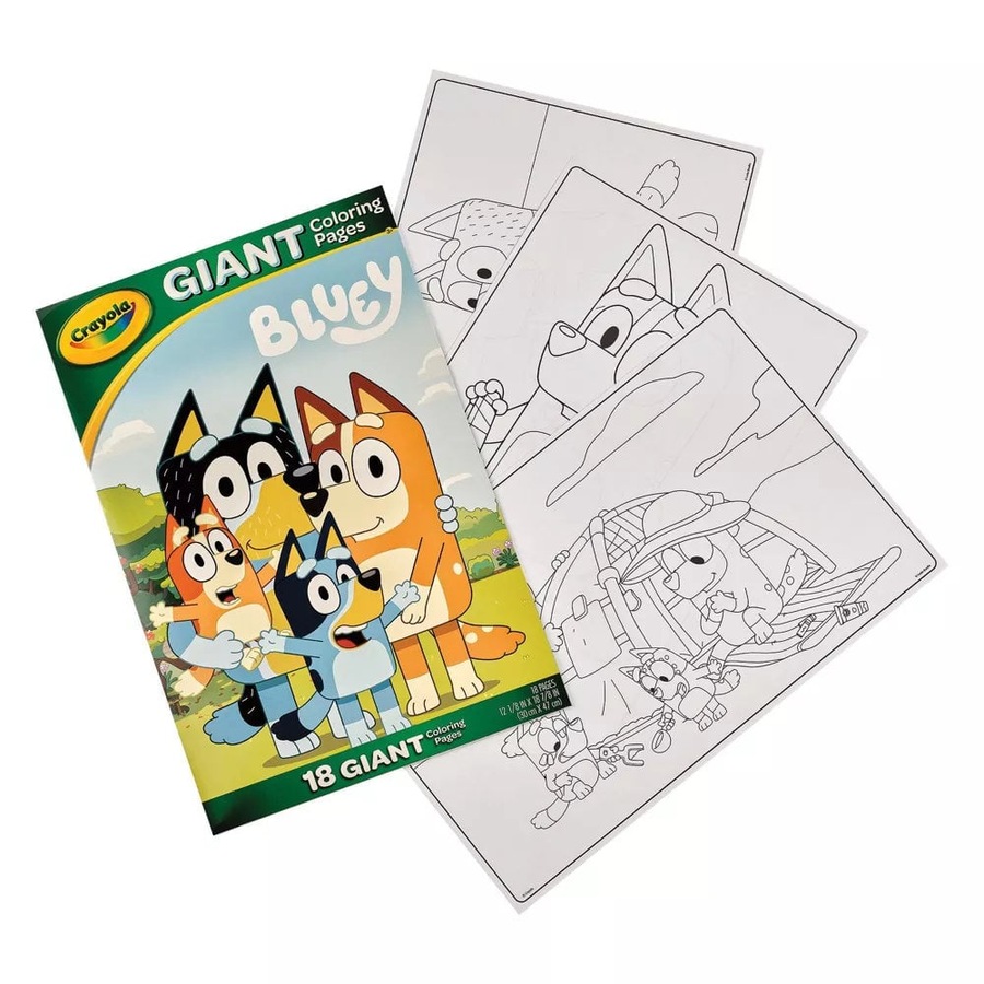Crayola Bluey Giant Coloring Pages