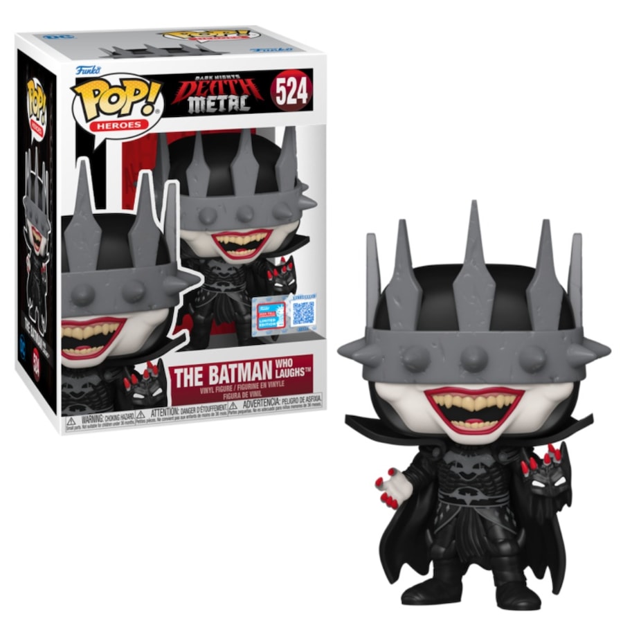Dark Nights: Death Metal The Batman Who Laughs NYCC Limited Edition Funko POP! Vinyl