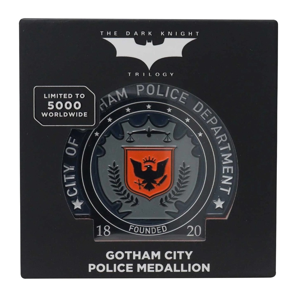 Fanattik – Replica 1/1 Del Distintivo SWAT Di Gotham City Da The Dark Knight, Edizione Limitata 500 Pezzi