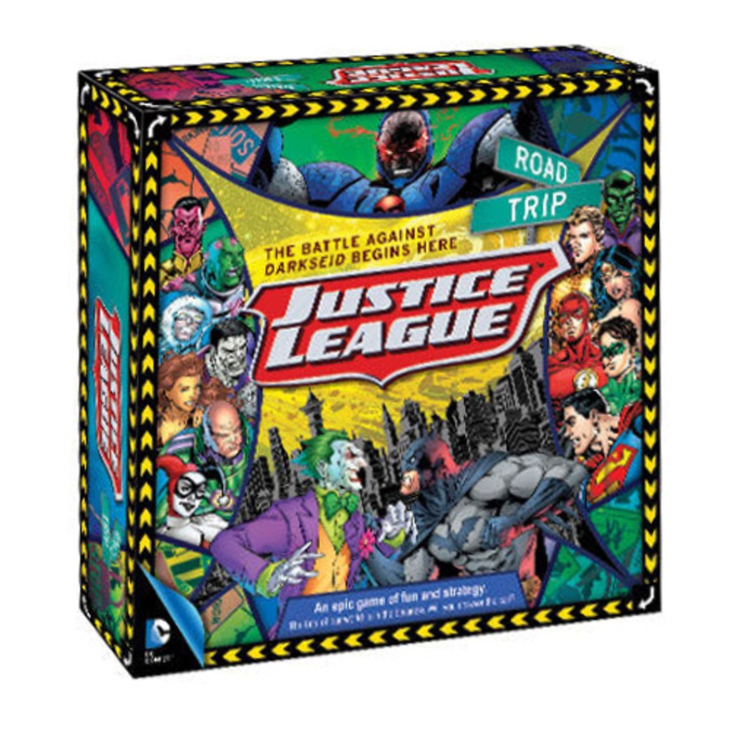 Buy DC Comics Justice League Road Trip Board Game MyDeal