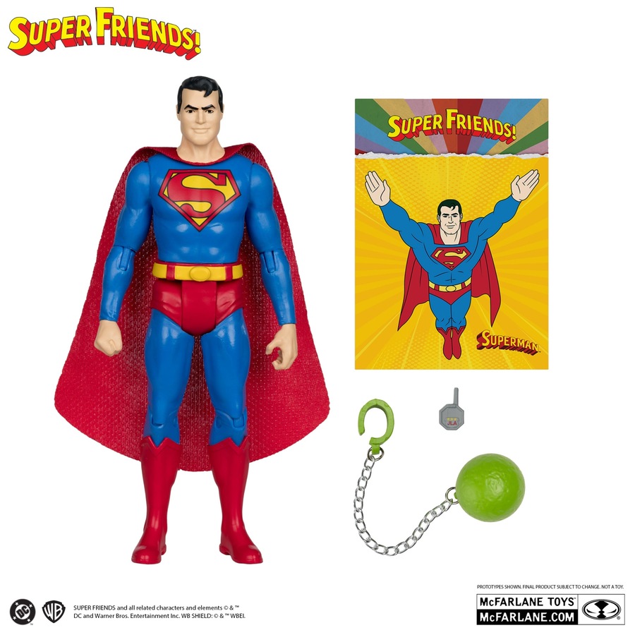 DC Comics Retro Super Friends Superman 6 inch Action Figure