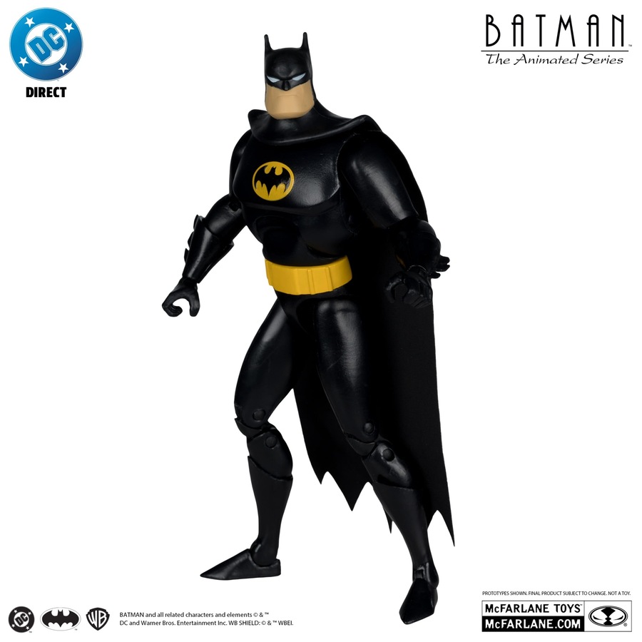 DC Direct Batman The Animated Series Batcave with Batman Gold Label Playset