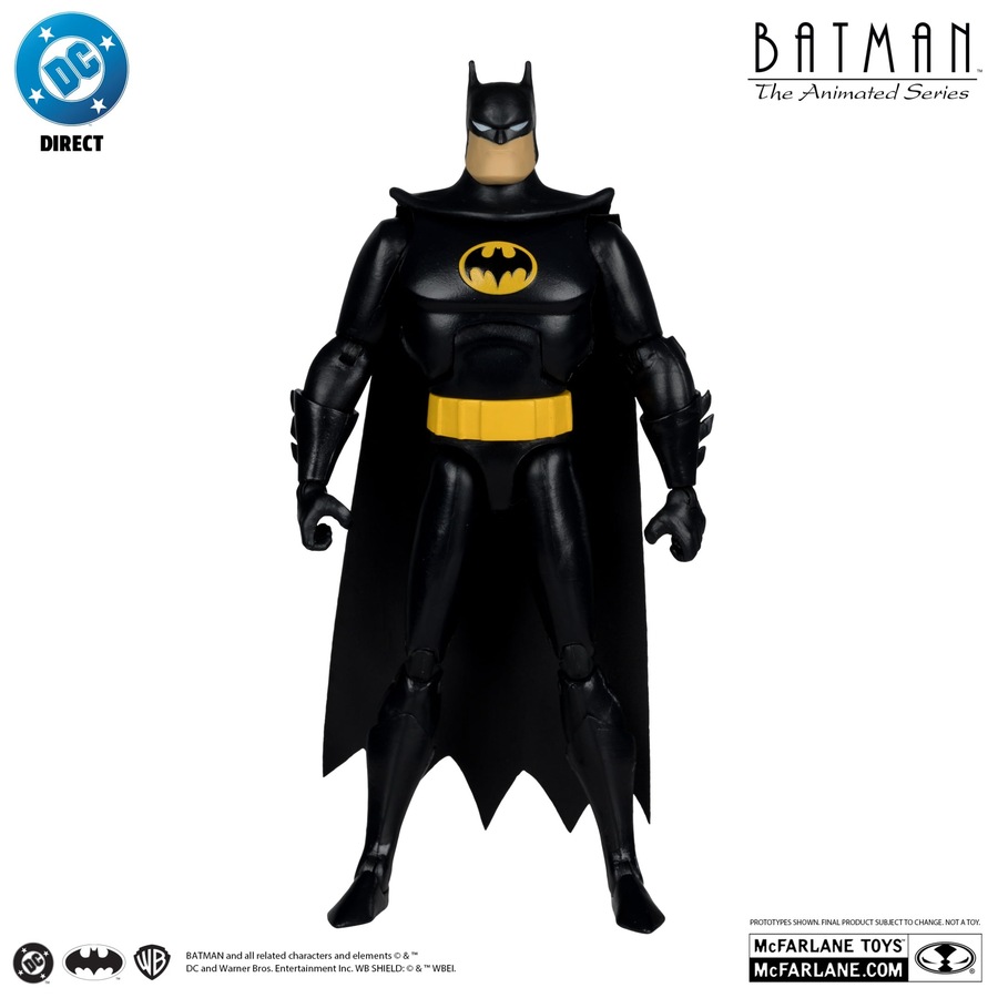 DC Direct Batman The Animated Series Batcave with Batman Gold Label Playset