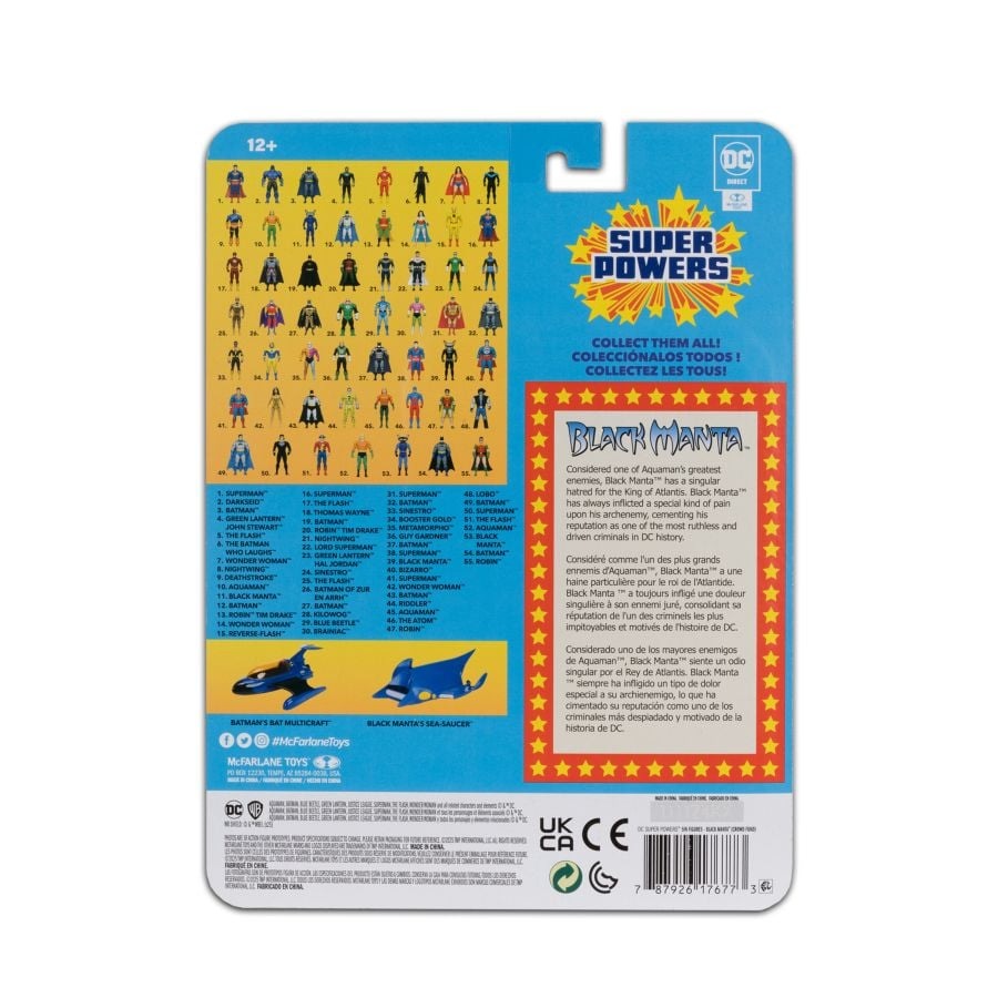 DC Direct Super Powers Black Manta 4.5 Inch Figure McFarlane