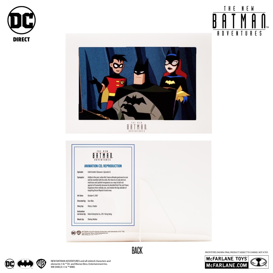 DC Direct The New Batman Adventures Batman (Silver) 6 inch Action Figure