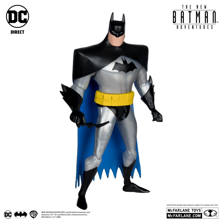 DC Direct The New Batman Adventures Batman (Silver) 6 inch Action Figure