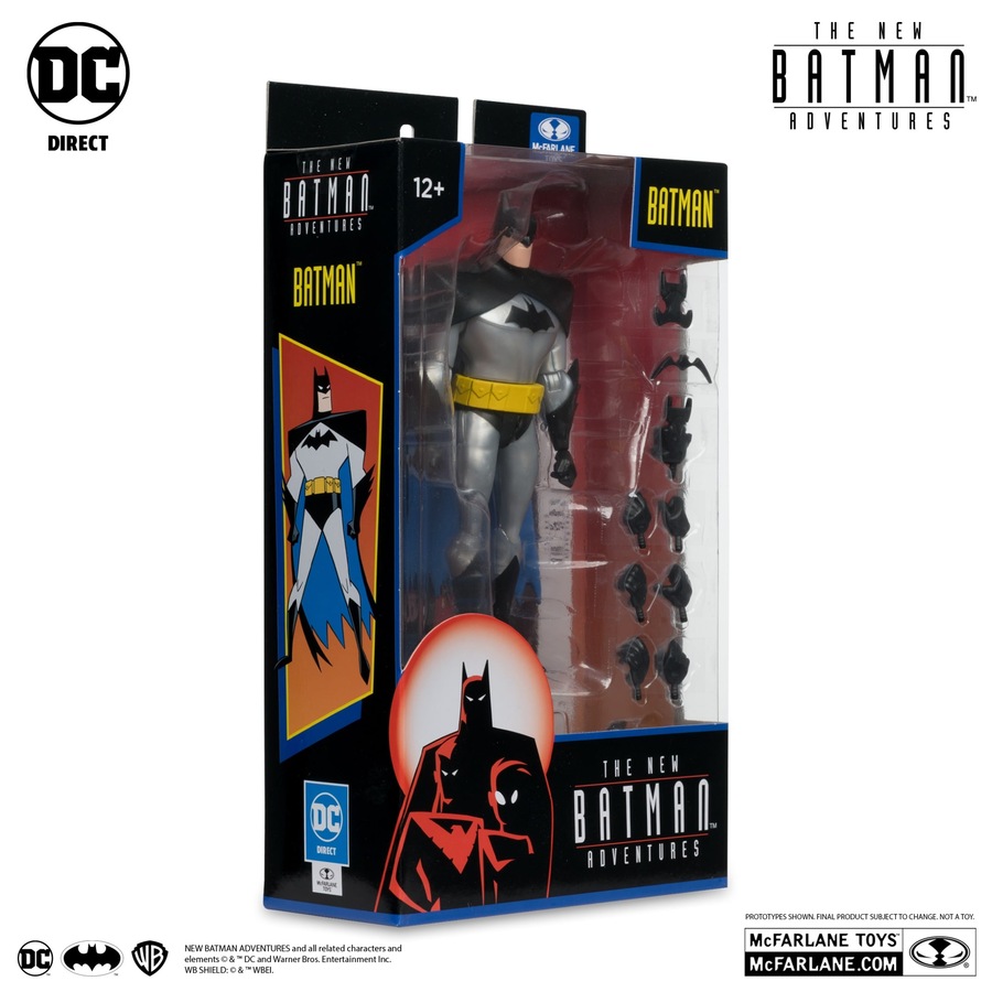 DC Direct The New Batman Adventures Batman (Silver) 6 inch Action Figure