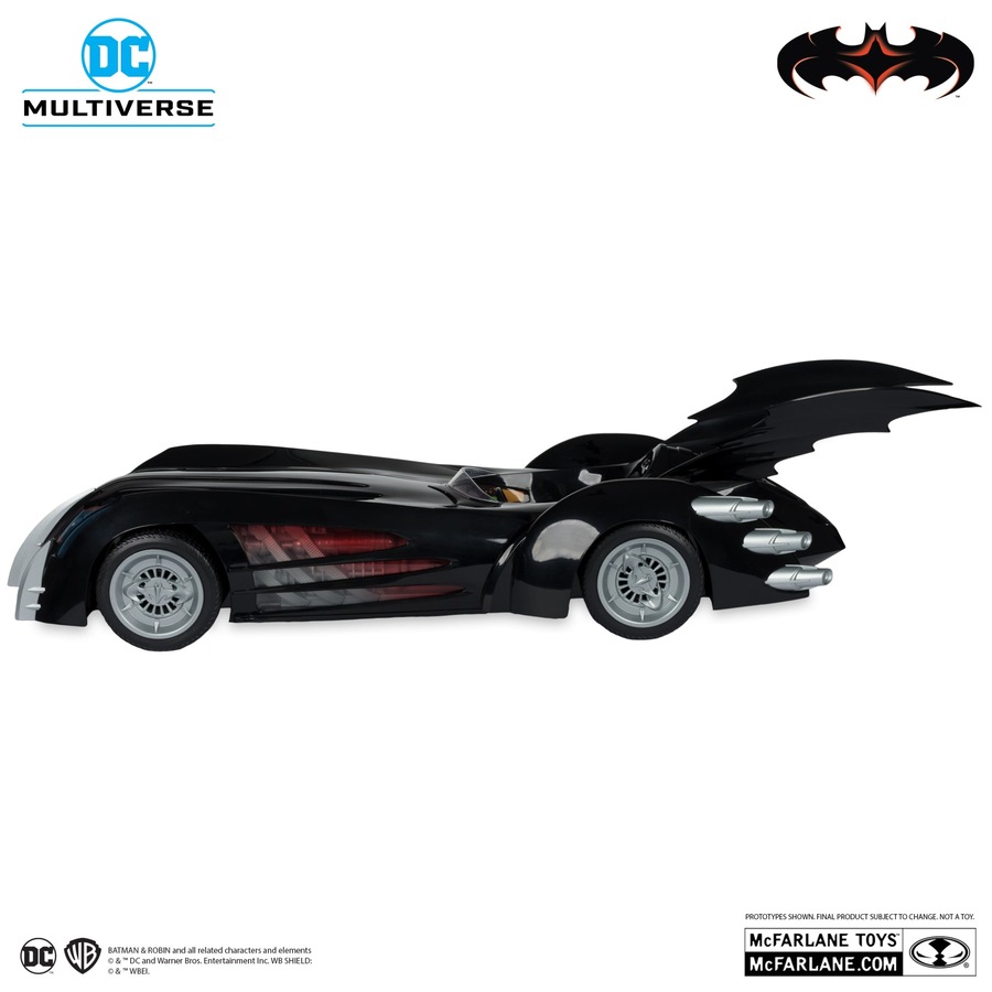 Buy DC Multiverse Batman and Robin Batmobile 7 inch Scale Vehicle with ...