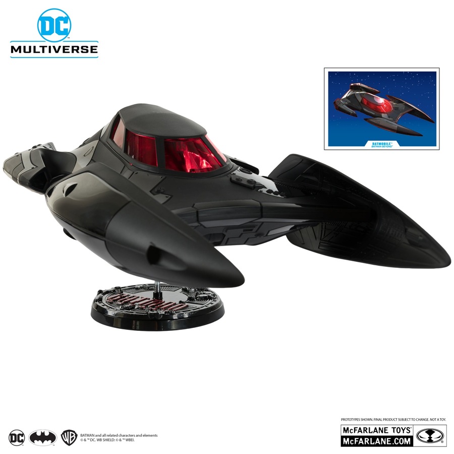 Buy DC Multiverse Batman Beyond Batmobile 7 inch Scale Vehicle with ...