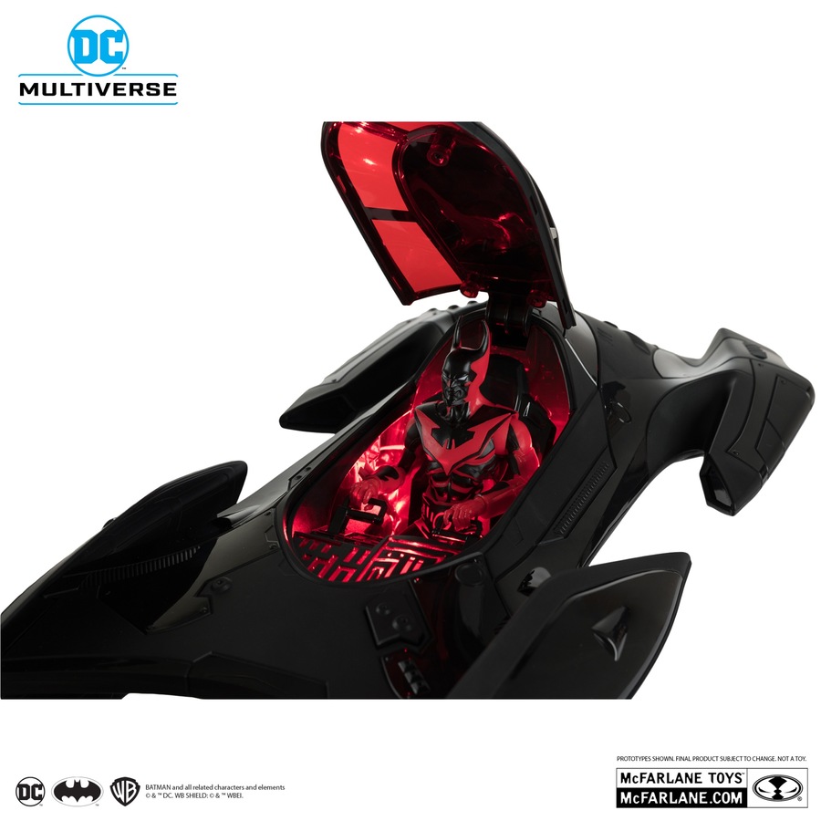 Buy DC Multiverse Gold Label Batman Beyond Batmobile 7 inch Figure and ...