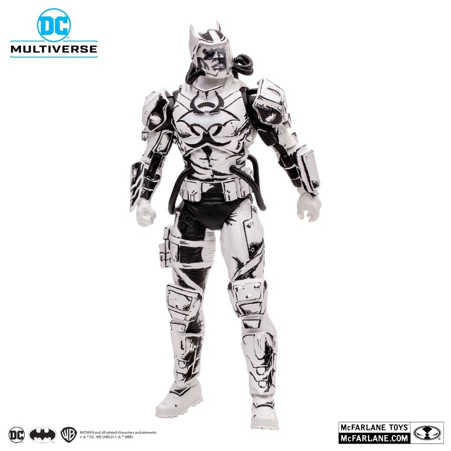 DC Multiverse Gold Label Justice League Amazo Virus Hazmat Suit Batman Sketch Edition 7 inch Action Figure