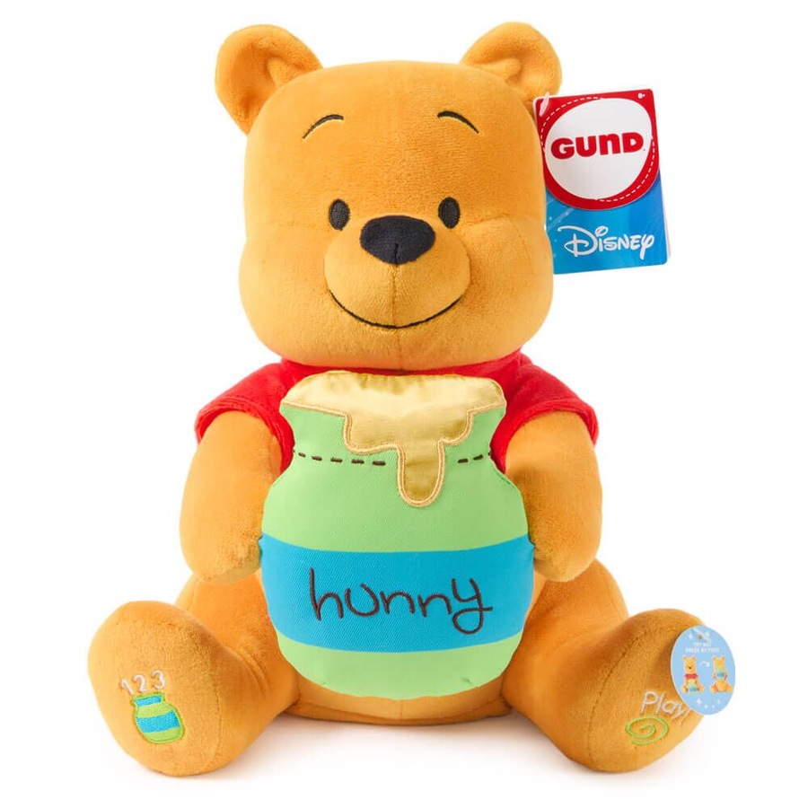 Disney Animated Peek-A-Boo Pooh Plush