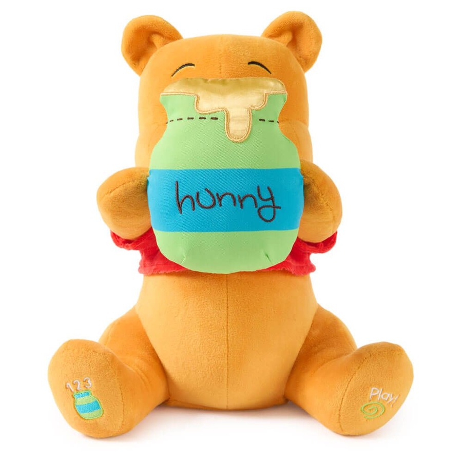 Disney Animated Peek-A-Boo Pooh Plush