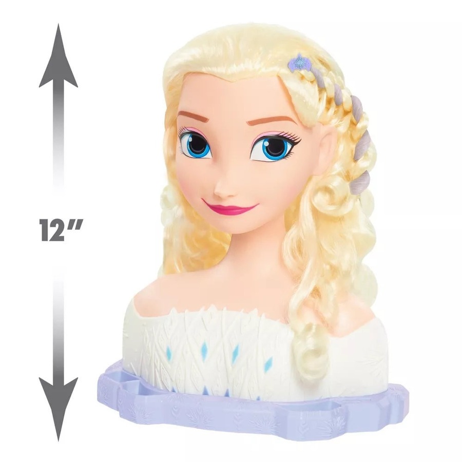 Disney Frozen 2 Elsa the Snow Queen Deluxe Styling Head