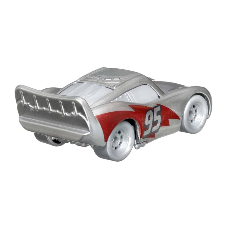 Disney Pixar Cars Disney 100 Silver Lightning McQueen Diecast Car
