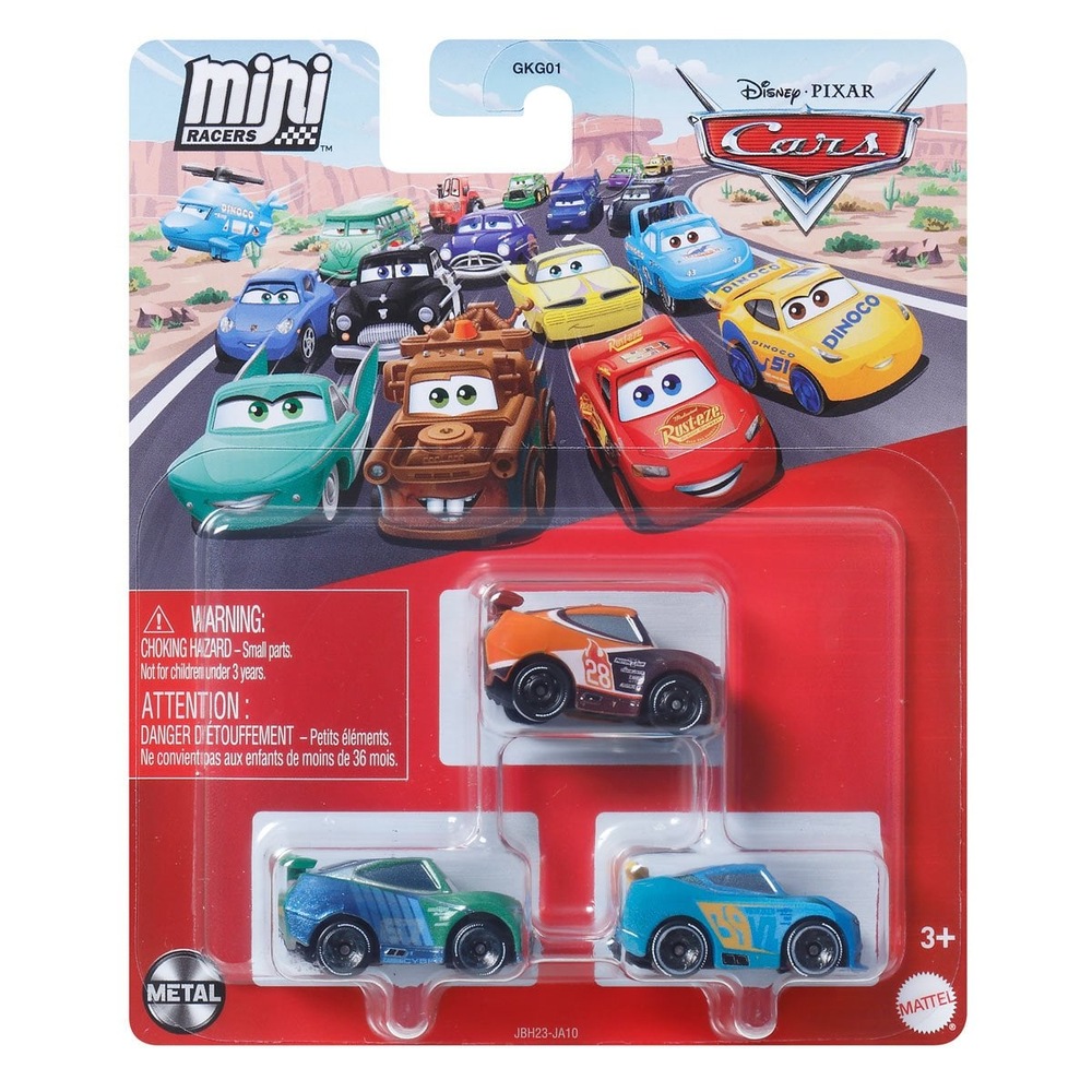 Buy Disney Pixar Cars Mini Racers Jim Reverick/Tim Treadless/Michael ...