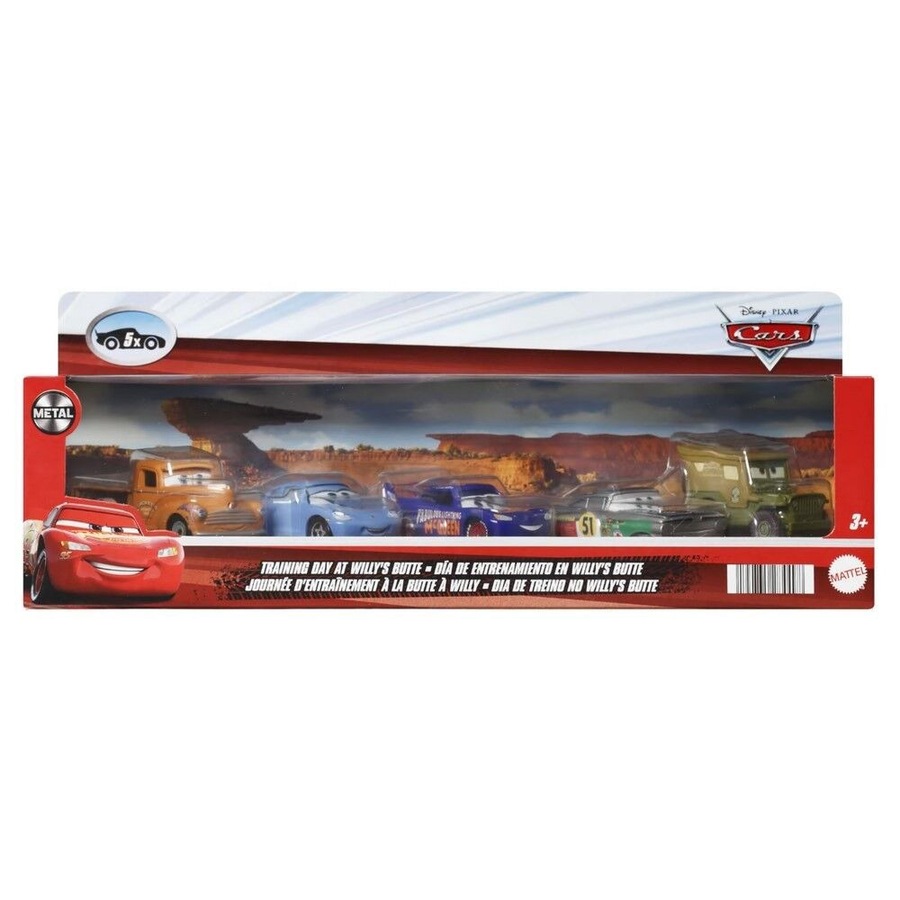 Disney Pixar Cars Training Day at Willy's Butte Diecast Vehicle 5 Pack