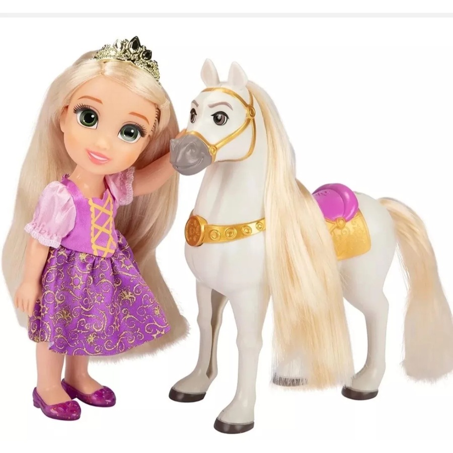 Disney Princess Petite Rapunzel and Maximus Doll Gift Set