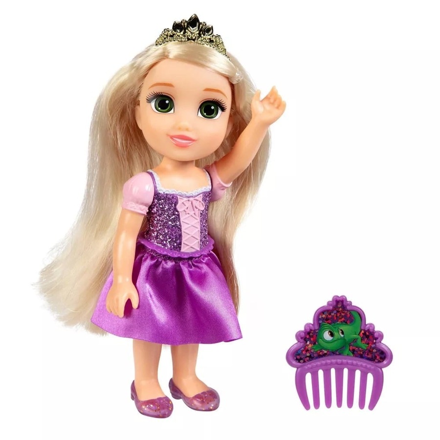 Disney Princess Petite Rapunzel Glitter Doll