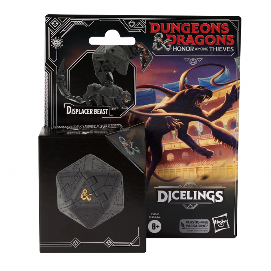 Dungeons and Dragons Honor Among Thieves Displacer Beast Dicelings Action Figure