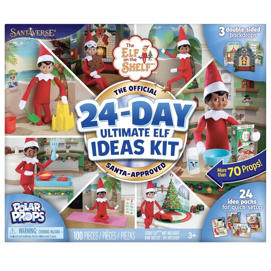 Elf On The Shelf Polar Props Official 24 Day Ultimate Elf Ideas Kit Advent Calendar