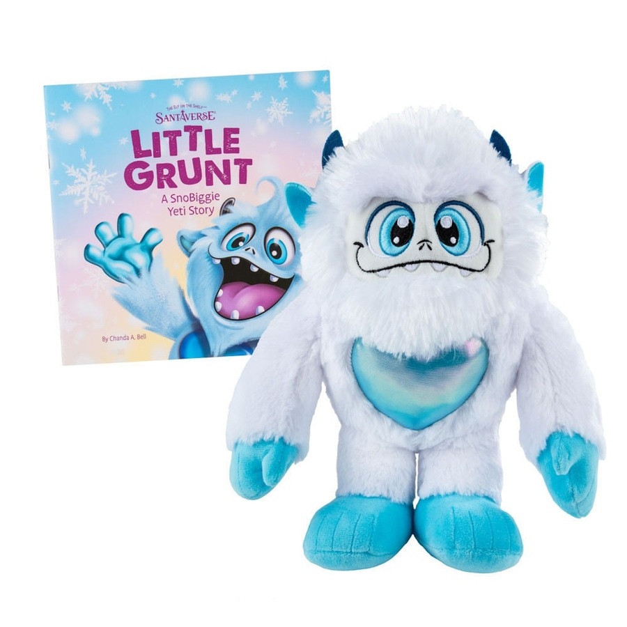Elf on the Shelf Santaverse Snobiggie Yeti Little Grunt Plush and Book Set