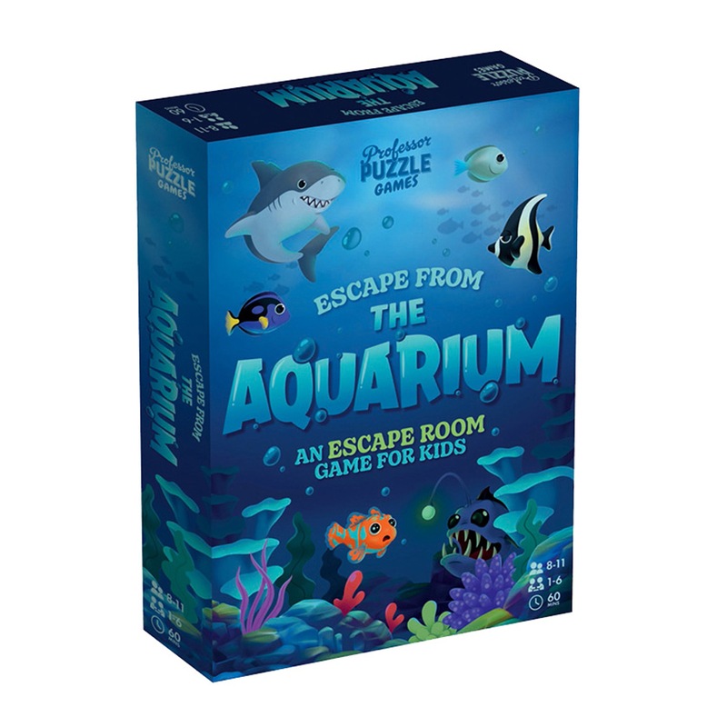 Buy Escape From The Aquarium Escape Room Game for Kids Board Game - MyDeal